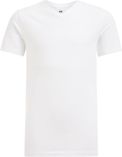 WE Fashion Jongens T-shirt met V-hals van katoenmix