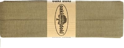 Oaki Doki Jersey Tricot Biaisband 20mm – 3 Meter – Kleur 027 Beige – Elastisch Afwerkband voor Naaiprojecten