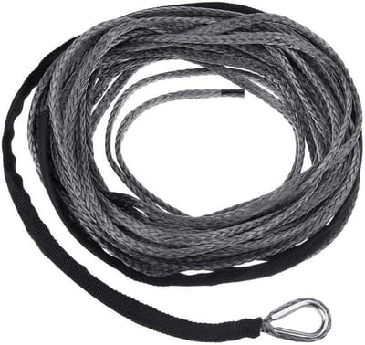 Trektouw Touw Lijn - Kabel Schede - Auto Onderhoud - Hoge Sterkte Polyester - 15 Meter - Grijs