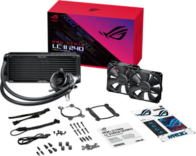 ASUS ROG STRIX LC II 240 Processor Alles-in-één vloeistofkoeler 12 cm Zwart