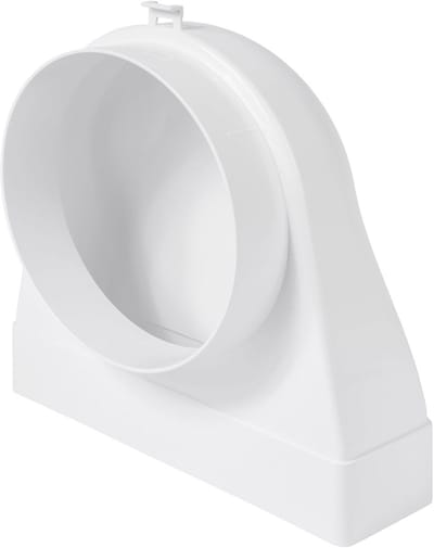 Rechthoekige 90° Hoekkanaalconnector 204 x 60 mm voor HVAC - Luchtinlaat en Uitlaatkoppeling