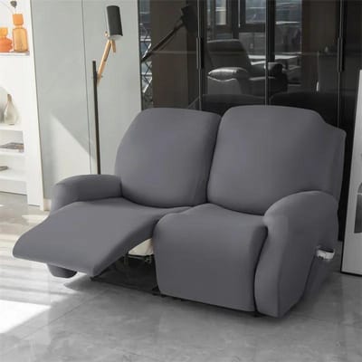 1/2/3 Zits Effen Kleur Elastische Relaxbankhoes Stretch Spandex Fauteuilhoezen Afneembare Bankhoezen Huis