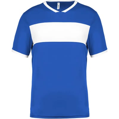 Herensportshirt 'Proact' met korte mouwen Royal Blue/White - XXL