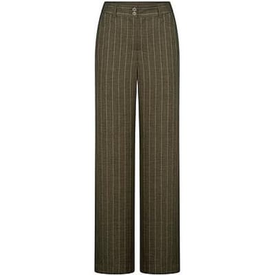 Wide Fit-broek Van Peter Hahn groen