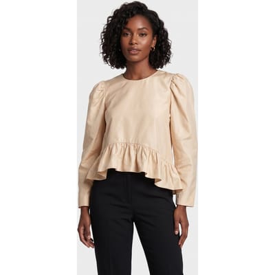 & Other Stories Pa Adjia Blouse Beige Maat: 34 | Longsleeves Outlet | Dames | Beige