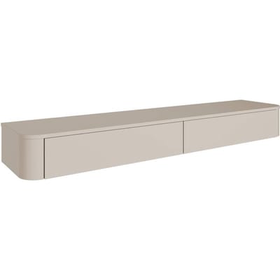 Selsey Luvio Slim – Hangend TV-meubel, kasjmiergrijs, 175 cm