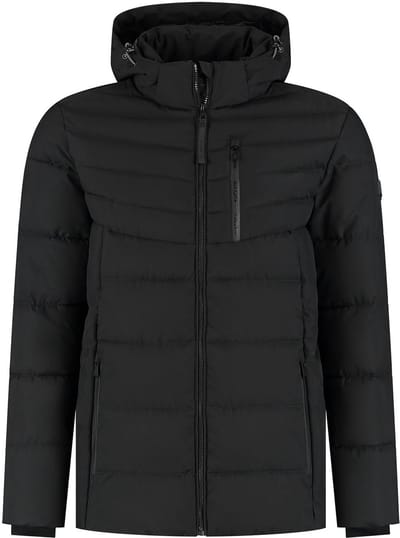 Kjelvik Hesse Heren Outdoorjas - Black