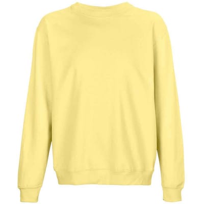 SOLS Columbia Unisex Sweatshirt voor volwassenen (Lichtgeel)