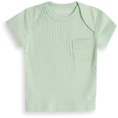 4PRESIDENT Newborn T-shirt - Silt green - Maat 50 - Baby T-shirts - Newborn kleding