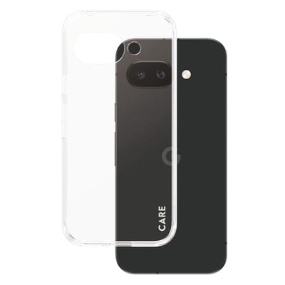 CARE by PanzerGlass Urban Combat Case geschikt voor MagSafe voor de Google Pixel 9A - Transparant
