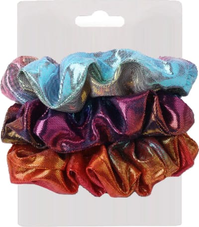 Haarelastiek Carnaval Metallic | Mix 3 stuks | Scrunchie / Haarwokkel | Fashion Favorite