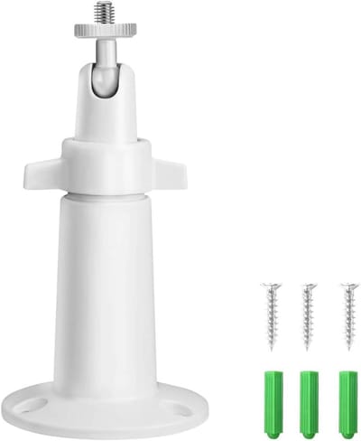Verstelbare wandhouder voor Ring zonnepaneel, Eufy camera, Arlo Ultra, ring deurbel en stick-up camera - 1/4 inch schroef