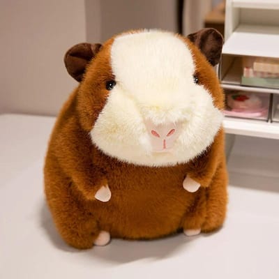 Schattig Cavia Knuffeldier Pop Kawaii Varkentje Pop Gevulde Speeltjes Simulatie Dier Kussen Mooi Verjaardagscadeau Ideaal voor Meisjes Kinderen koffie