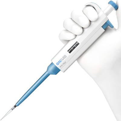 Ergonomische Micropipetteerder 0,5-10 ul met Instelbare Verhouding