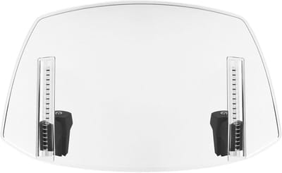 Fiets Winddeflector - Verstelbare Spoiler - Verbeterde Bescherming - Gestroomlijnd Aerodynamisch - 30x19x5 cm - Transparant