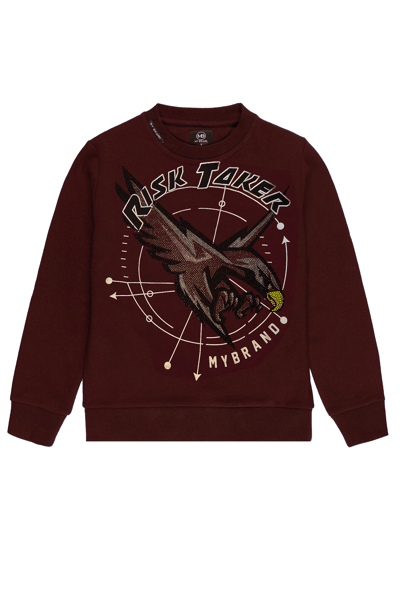 Eagle Risk Sweater | BURGUNDY - BURGUNDY / 4