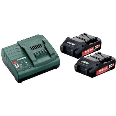 Metabo 685161000 Basic-Set 2 x 2.0 Ah Gereedschapsaccu 18 V 2.0 Ah Li-ion