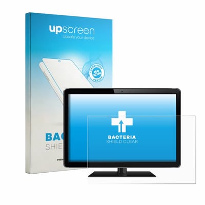 upscreen - Screenprotector voor Flatscreens met 15.3 inch-scherm [329 mm x 205.6 mm, 16:10] - Folie Beschermfolie transparant antibacterieel