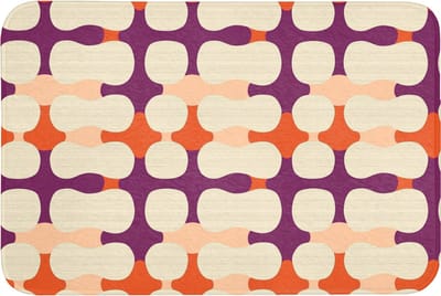 Badmat 90x60 cm - Antislip - Modern - Patroon - Kleurrijk - Badmatten voor badkamer - Badkamermat - Douchemat - Badkamer mat