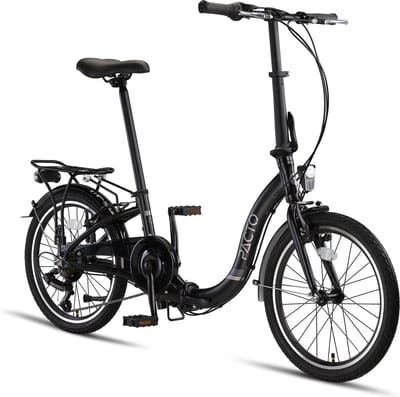 Pacto Six Vouwfiets Zwart Shimano 6v Lage Instap Aluminium Plooifiets Folding Bike