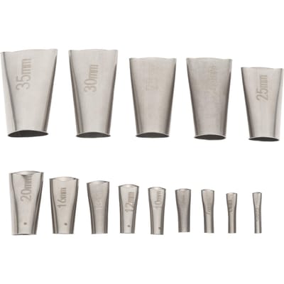 Applicateur de buse de calfeutrage 14 pièces Angle 45 degrés Kit de finition de calfeutrage professionnel en acier inoxydable pour white