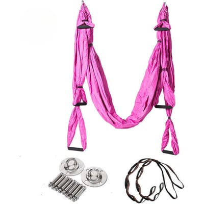 Aerial Yoga Hangmat Inversie YOGA HANGMAT met Hangplaat en Verlengband Complete Set