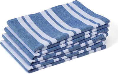 Set van 4 Keukendoeken Katoen Zeer Absorberend voor Drogen Servies en Schoonmaken 70x45 cm