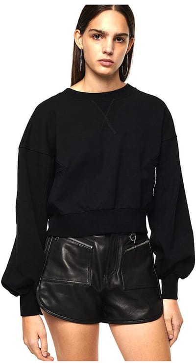 Diesel Mondy Sweatshirt Zwart S Vrouw
