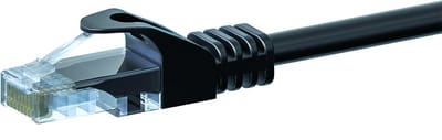 Danicom CAT5e UTP patchkabel - 0,50 meter zwart - CCA - netwerkkabel - internetkabel - UTP kabel - RJ45 - 1000 mbit/s