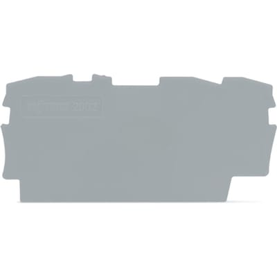 Wago TopJob S Grijze Eindplaat - 2002-1391 [20 Stuks]