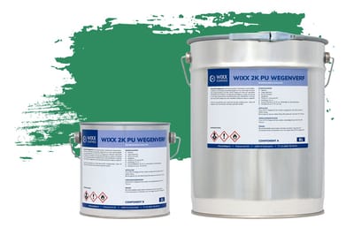 Wixx 2K PU Wegenverf Lijnenverf - 5L - RAL 6010 | Grasgroen