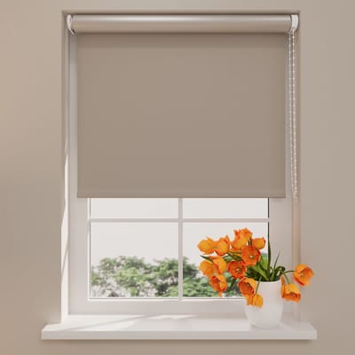 DTCH® Rolgordijn verduisterend – Easy Thermo – Light Grey – 60 x 190 cm – meerdere maten verkrijgbaar – 60 t/m 240 cm breed – Isolerende zonwering