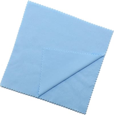 5 Stuks - Hoge kwaliteit -Microvezel brillen doekjes - Brillendoekjes - Microfiber - Bril schoonmaken - Brildoek - Kleur: Blauw