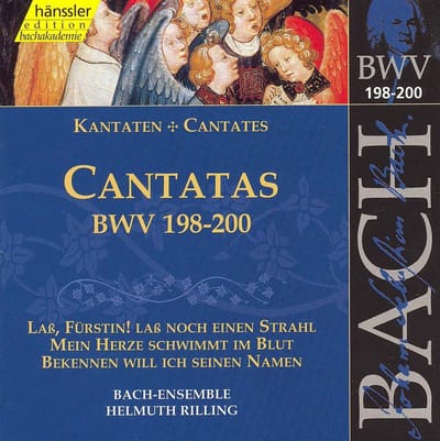Bach-Ensemble, Helmuth Rilling - J.S. Bach: Cantatas Bwv 198-200 (CD) (Remastered)