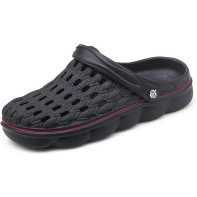Outdoor Strandsandalen Heren Aqua Waterschoenen Wadslippers voor Heren Tuinklompen Damessandalen Zomer Wandelsandalen Heren 40 black