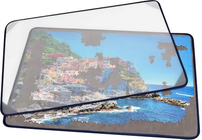 Draagbare Puzzelmat met Stofdichte Afdekking - Antislip Oppervlak voor Maximaal 1000 Stukjes