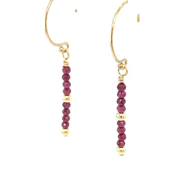Pat's Jewels Oorbellen - Oorbellen Dames - Oorhangers - Edelsteen - Geboortesteen - Goud