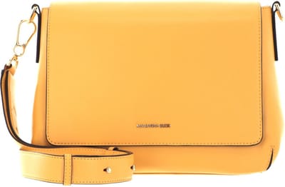 MANDARINA DUCK Leren Schoudertas Luna Shoulder Bag With Flap Maize Geel
