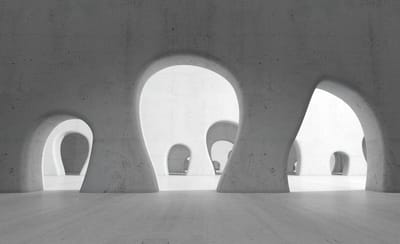 Abstract Modern Architecture Photo Wallcovering