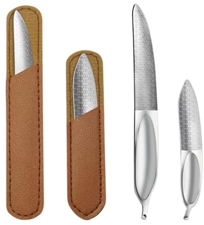Metalen nagelvijlen voor professionele teenreparatie - Dubbelzijdig Roestvrij Staal