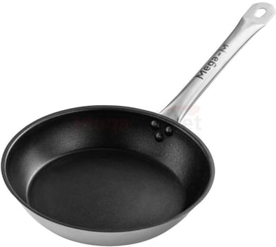 Mega-M - Koekenpan - Ø 26 cm - Antiaanbaklaag - RVS - Sandwichbodem