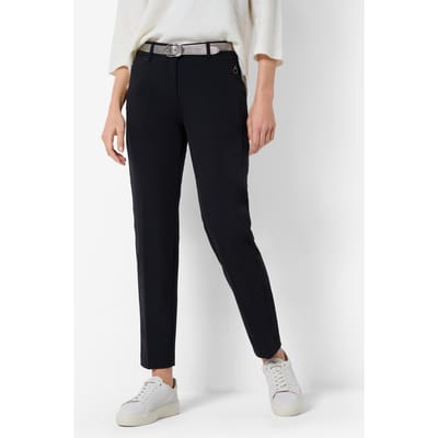 Brax Dames Chino  Style MARON S BLACK, zwart, maat 34