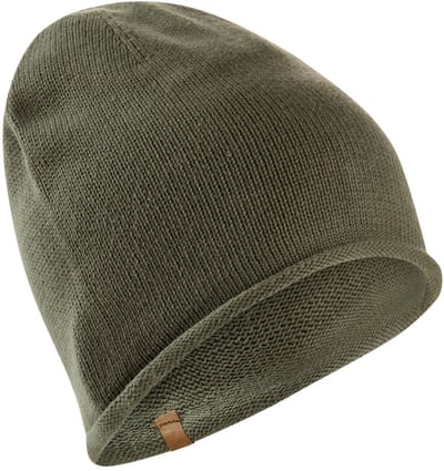 camel active Beanie van puur katoen - Maat womenswear-OS - Grijs - Groen