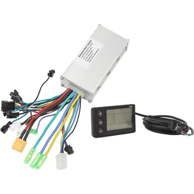 Elektrische Fiets Controller Set 36V 48V 60V 500W 28A Borstelloze 3 Modes Controller 866 LCD Display Paneel white