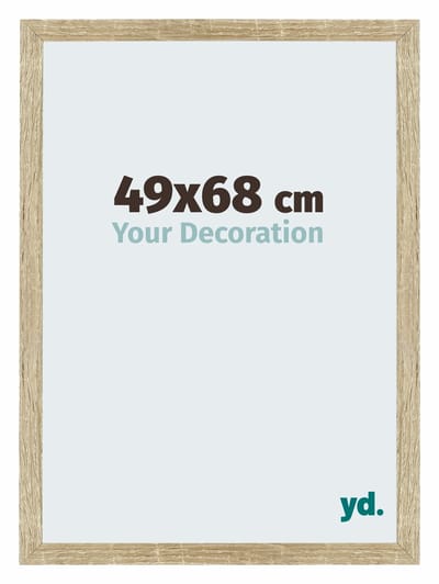 Your Decoration - Puzzellijst 49x68 cm - Sonoma Eiken - Puzzellijst 500-1000 stukjes - MDF Fotolijst - Mura