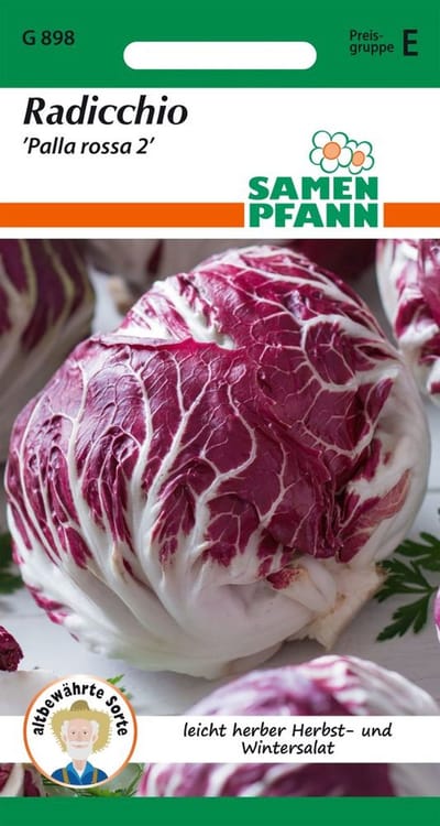 Radicchio, Palla Rossa - Groentezaden, slazaden
