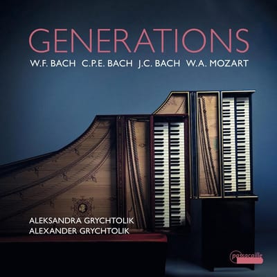 Alexander Grychtolik, Aleksandra Grychtolik - Generations. From Bach To Mozart. Works For Two Harpsichords. (CD)