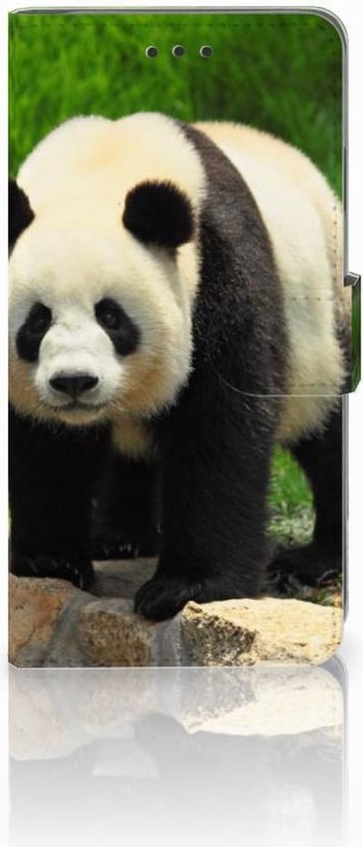 Apple iPhone Xs Max Telefoonhoesje met Pasjes Panda