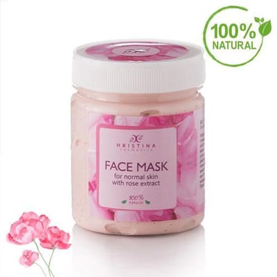 Roos Klei Natural Gezicht Masker Nourishing & Smoothing – 200 ml