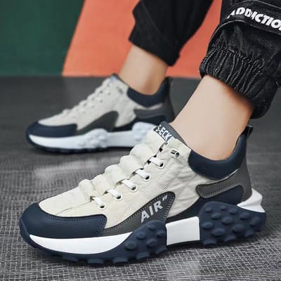 Heren dad shoes met dikke zolen Koreaanse versie hardlopen Forrest Gump schoenen modieuze ademende sportschoenen heren 42 brown